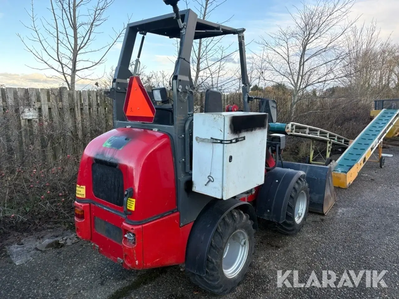 Billede 4 - Minilæsser Weidemann eHoftrac 1160 med skovl