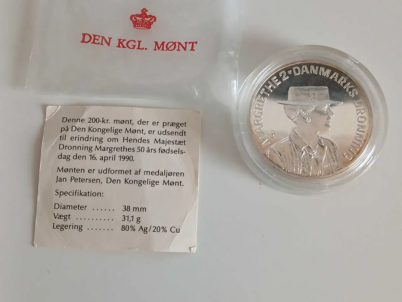 Billede 2 - Sølvmønt