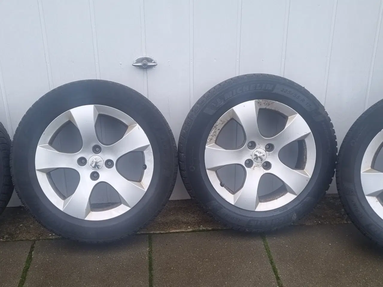 Billede 1 - 4 stk. Vinterhjul (Original Peugeot alu. hjul)