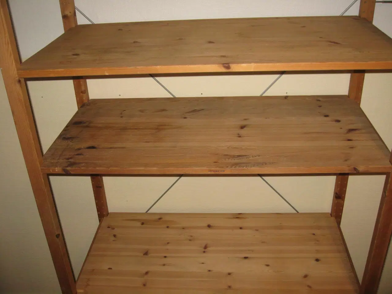 Billede 2 - Ivar / IKEA StigeReol 50cm dyb med 4 hylder