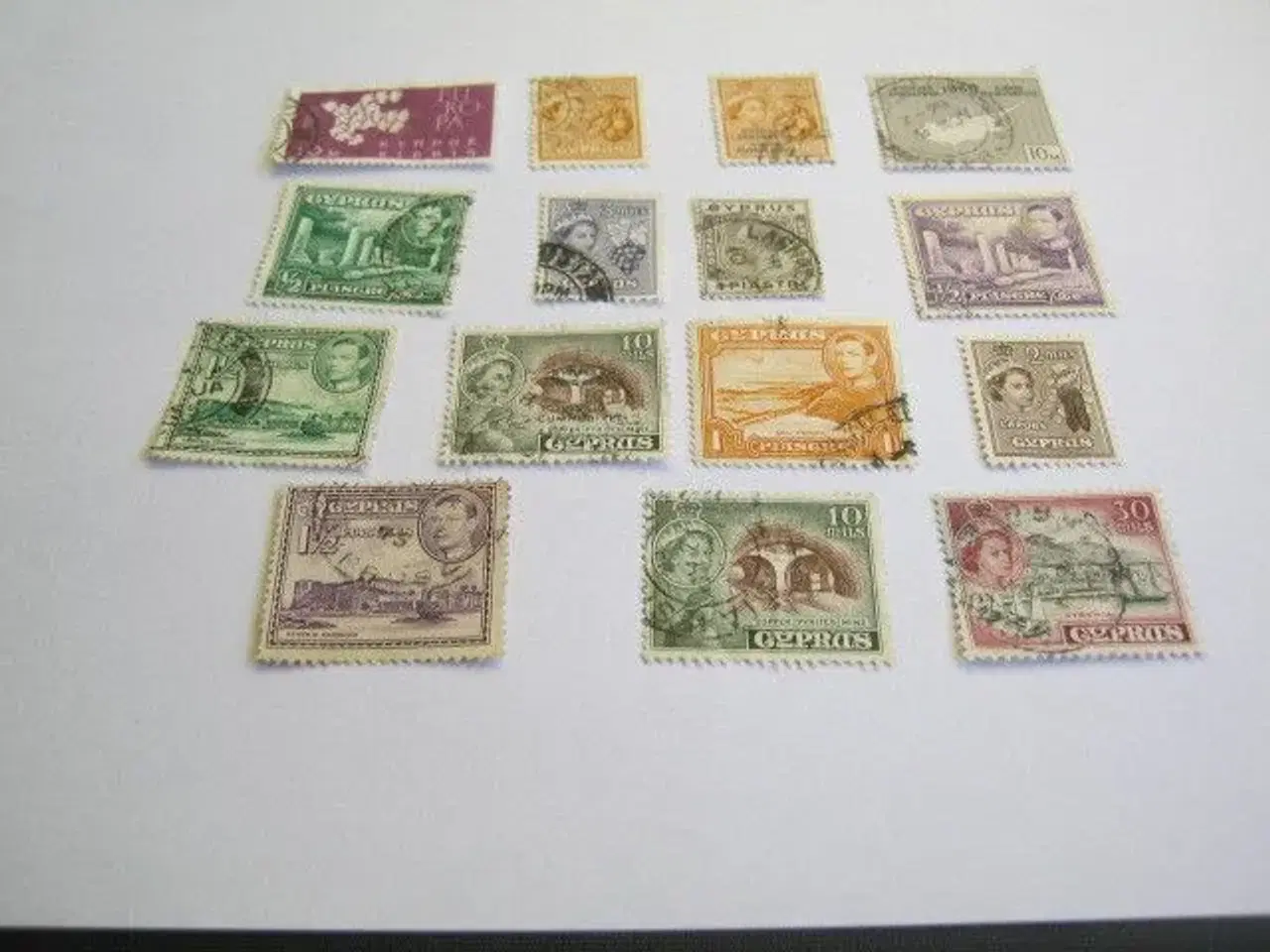 Billede 1 - Gamle frimærker (Cypern)