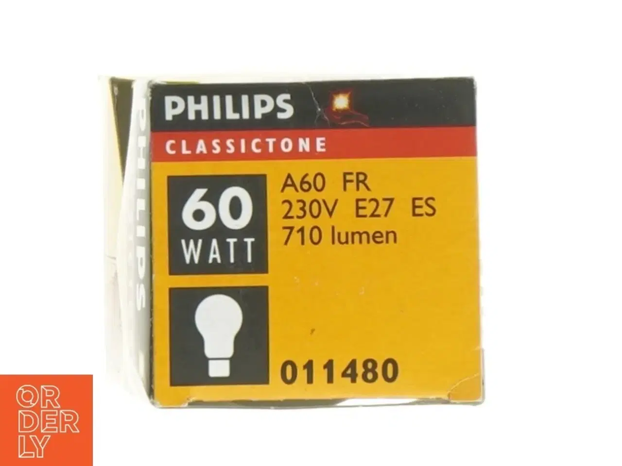 Billede 2 - Philips glødepære 60W i emballage fra Philips (str. 60 watt)