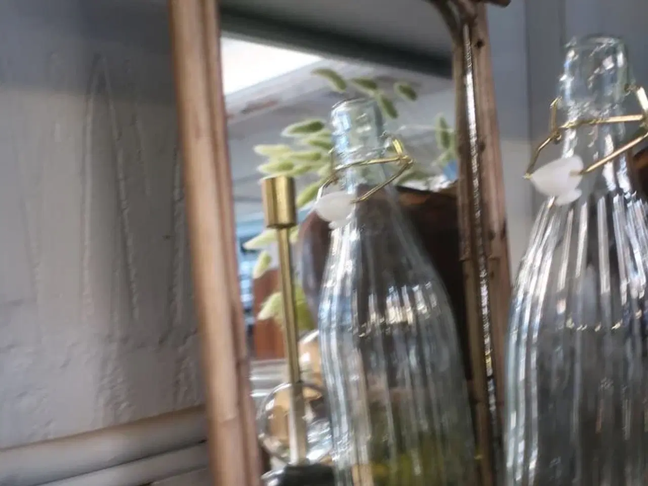 Billede 9 - Blandet Lot: Vaser, Lysestager, Kunstige planter m.m.