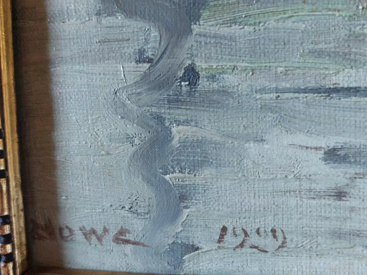 Billede 3 - LAURITZ HOVE - ( 1869 - 1945 ) - oliemaleri
