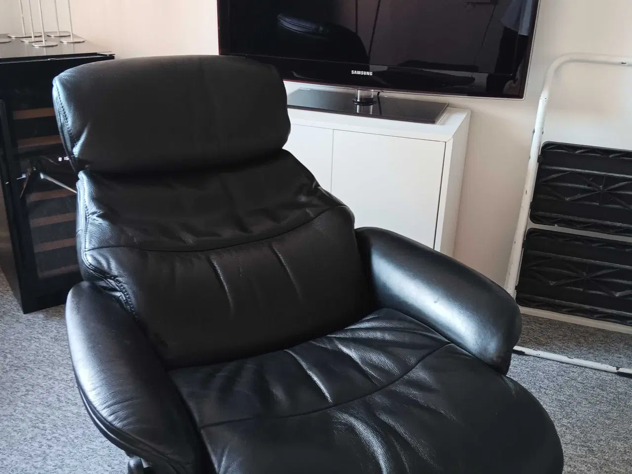 Billede 3 - FLEXLUX LÆNESTOL M/SKAMMEL