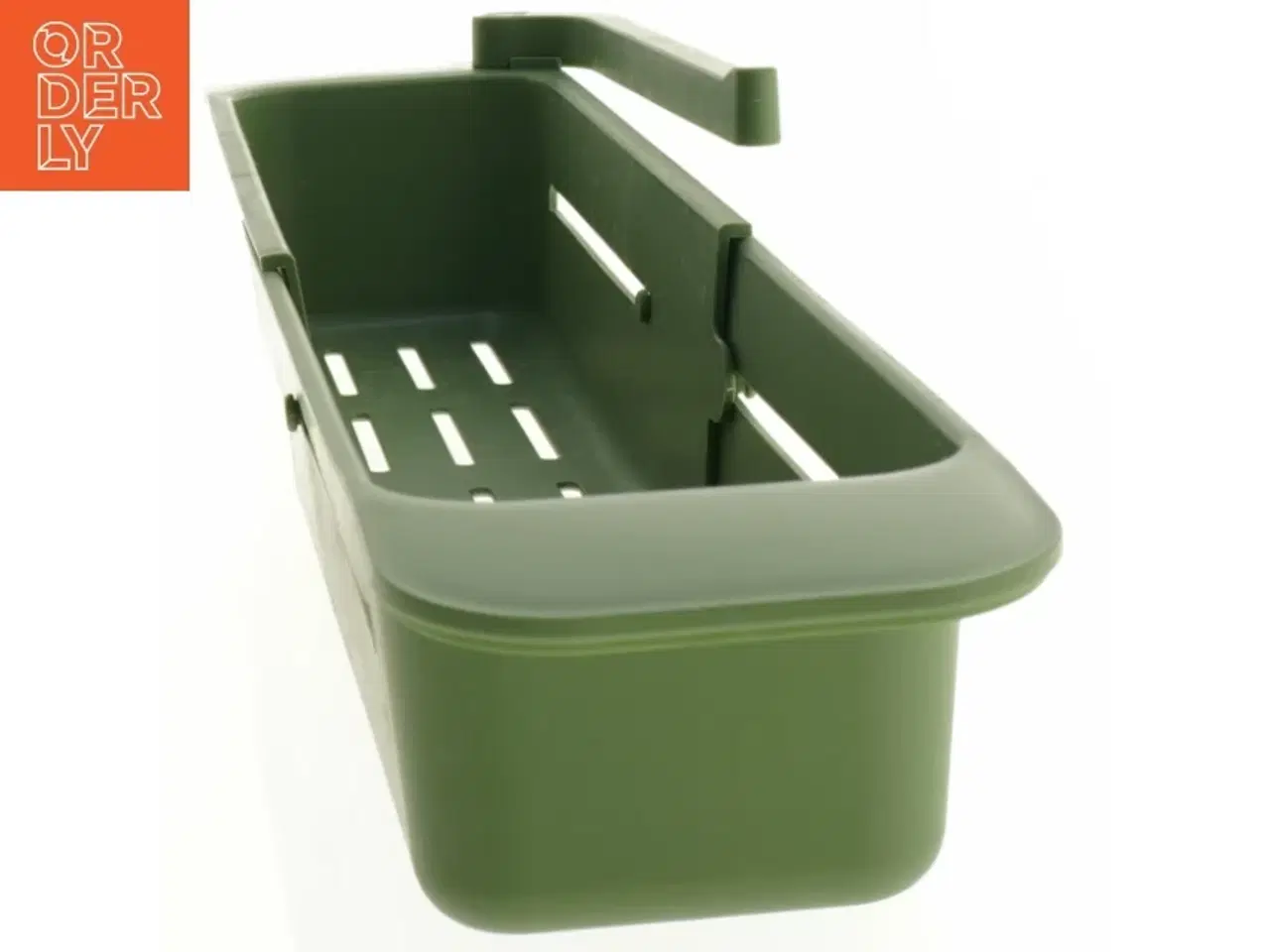 Billede 2 - Grønt kurv (str. Otteogtredve til 52 cm bredde, 8 cm højde, 7 cm)