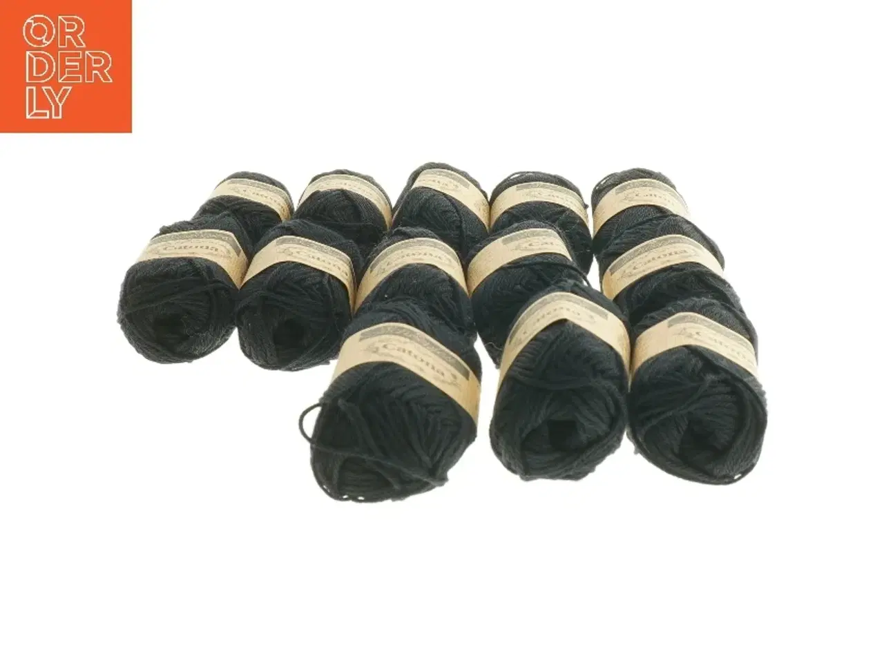 Billede 2 - Sort garn, 13 stk (str. 13 stk 62,5 m cm)