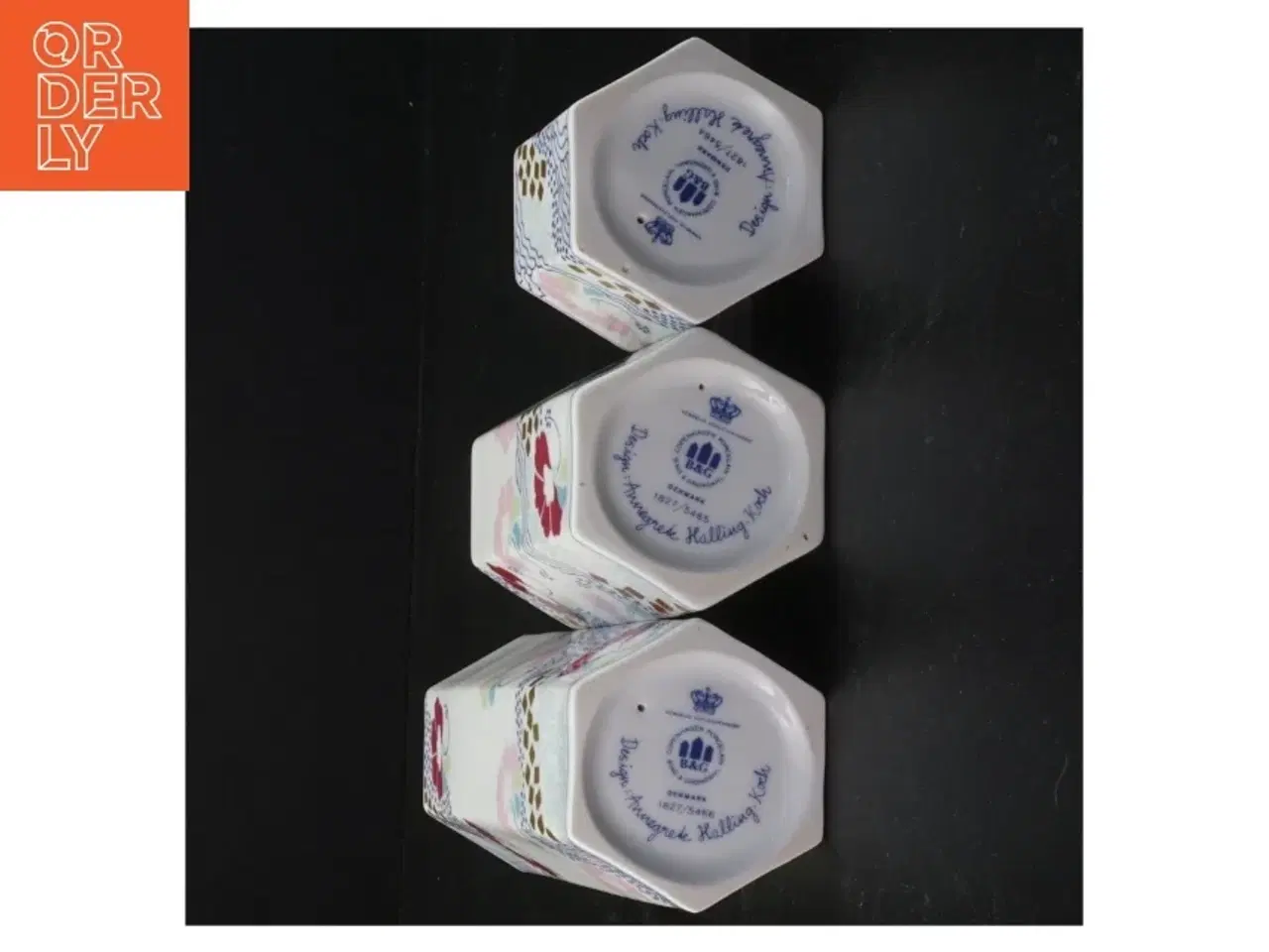 Billede 3 - Porcelænsstager til fyrfadslys fra B&G