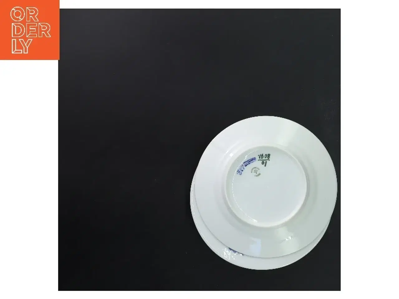 Billede 3 - Sæt af 6 porcelæn tallerkener, blå blomst (str. 6 stk Ø 14,5 cm) fra Royal Copenhagen