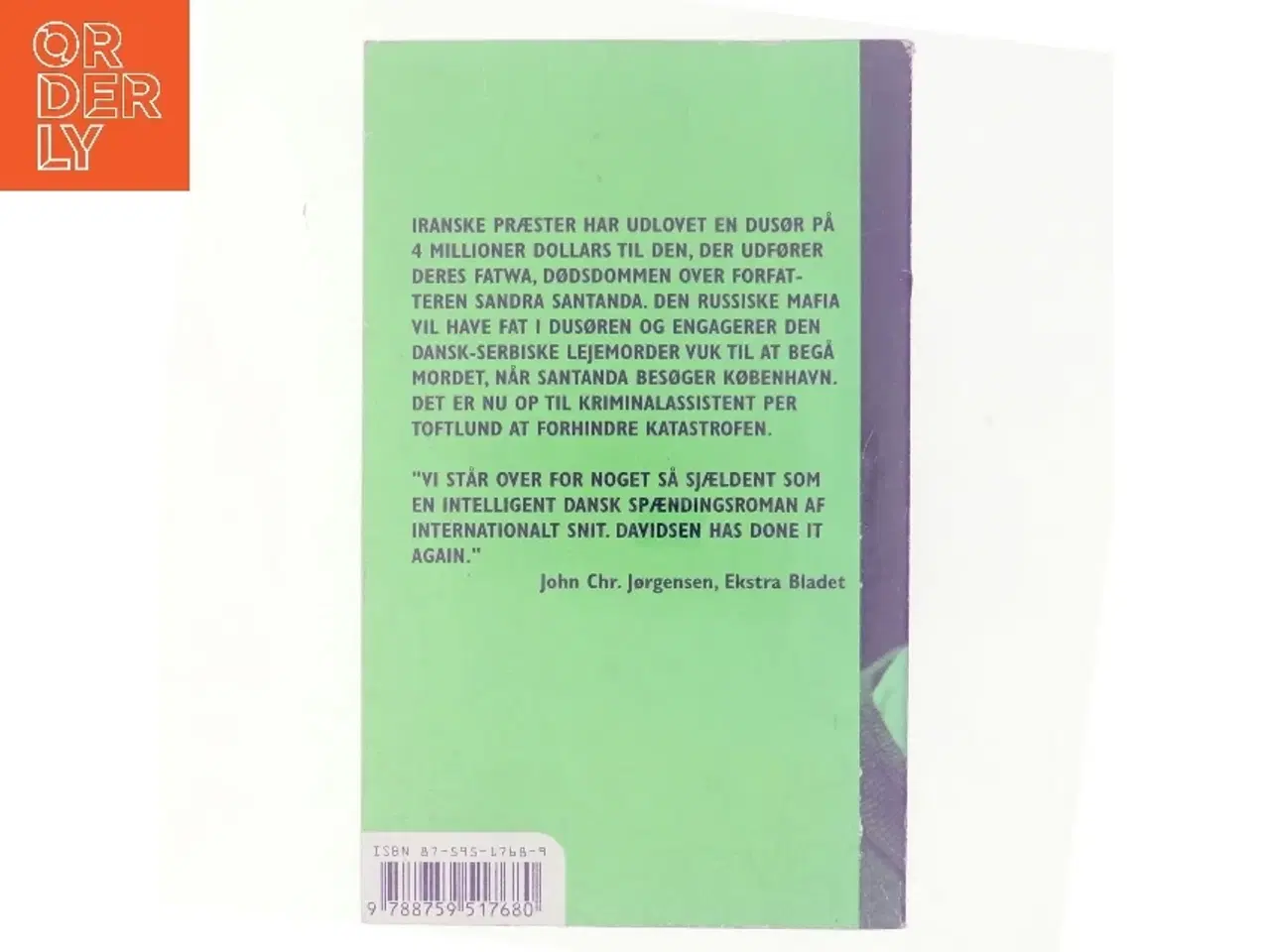 Billede 3 - Den serbiske dansker : roman af Leif Davidsen (Bog)