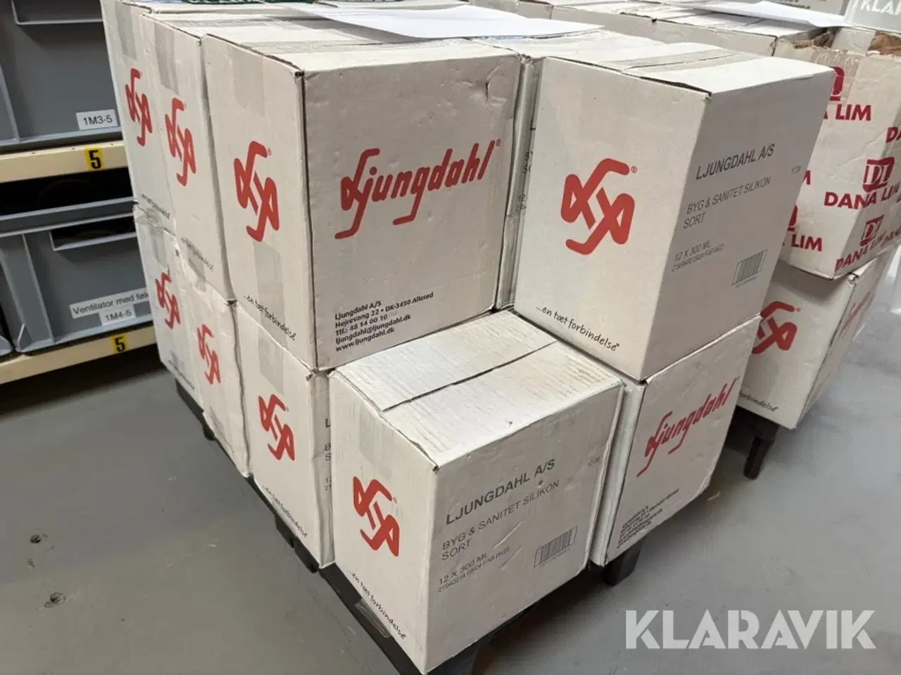 Billede 2 - Fugemasse Ljungdahl Byg og sanitet silikon sort 180 styk