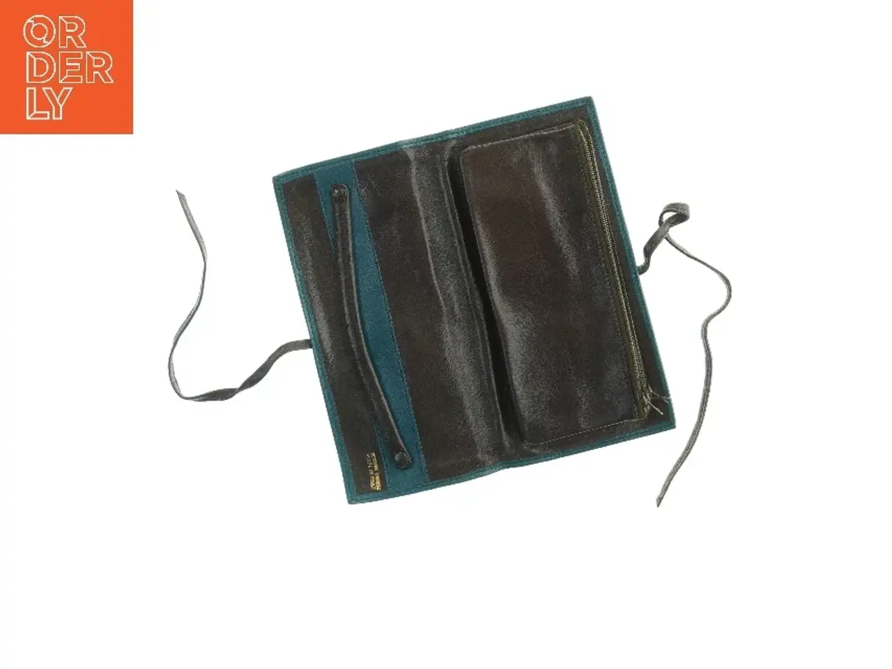 Billede 3 - Læder rejsetaske til smykker (str. 21 x 10 cm)