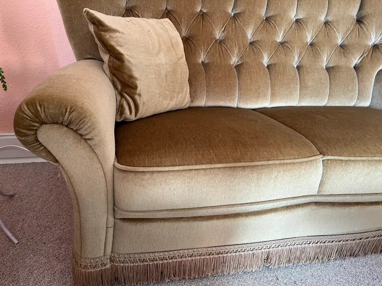 Billede 2 - Velour Sofa 2 personers 