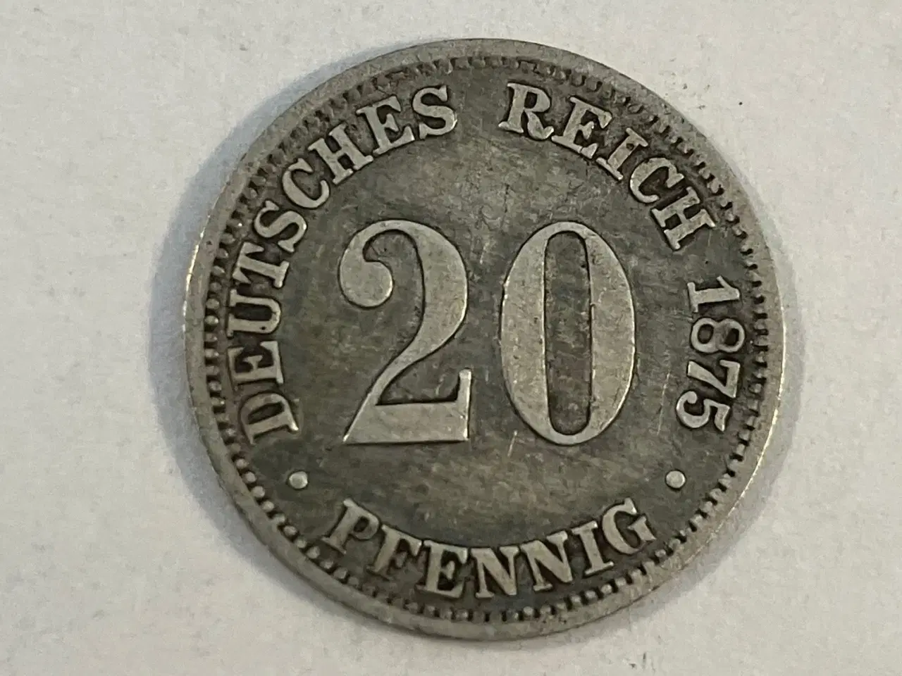 Billede 1 - 20 Pfennig 1875 Germany