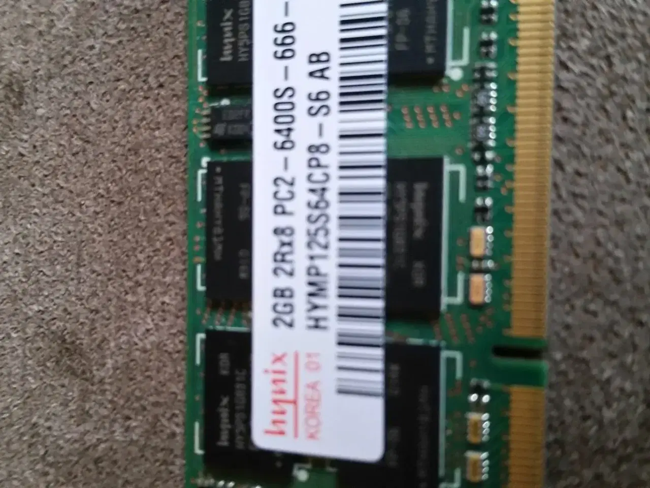 Billede 3 - 2GB + 2GB + 1GB DDR2 ram (bærbar)