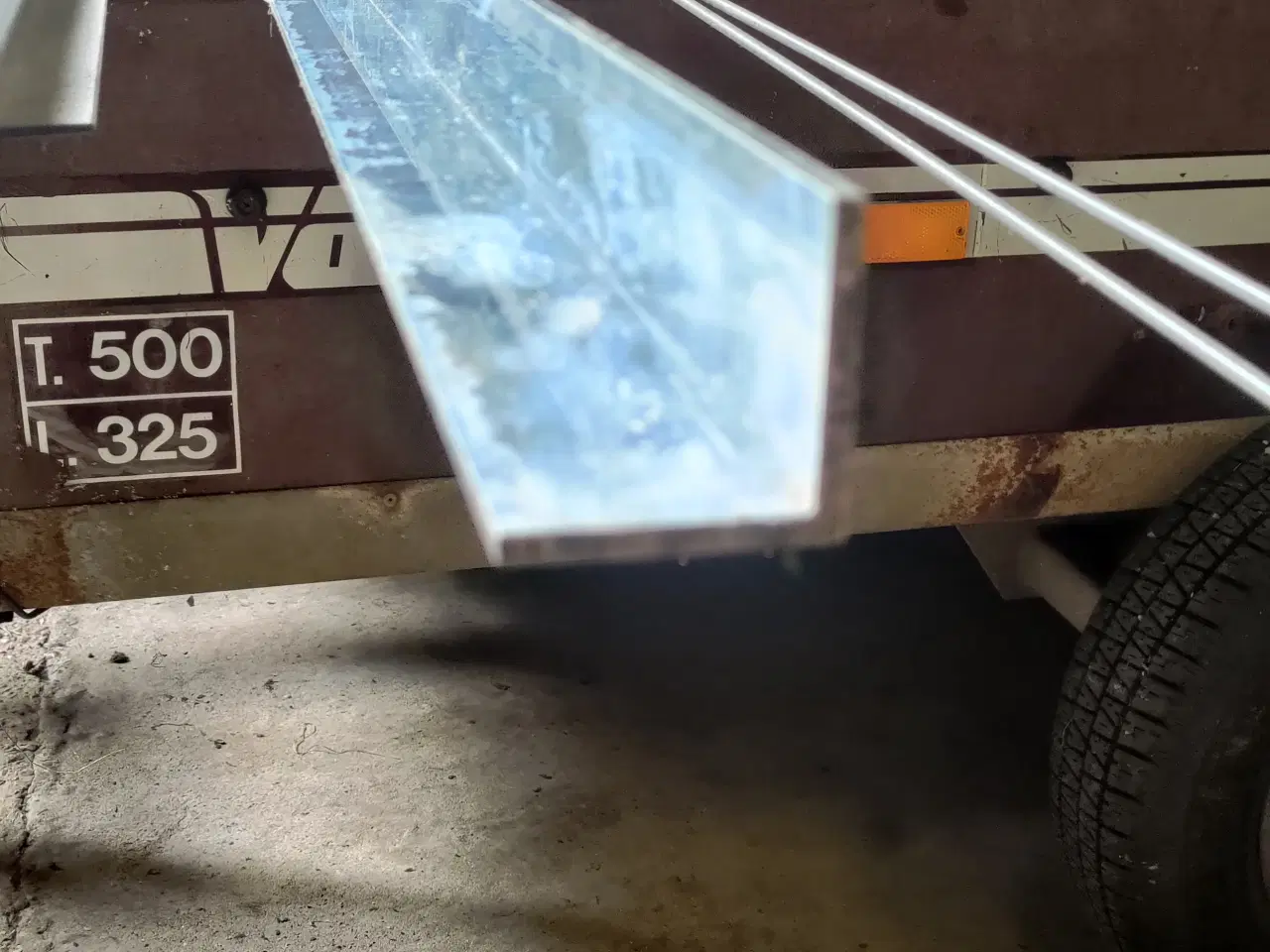 Billede 1 - Alu vinkel profil, 50x5x5mm