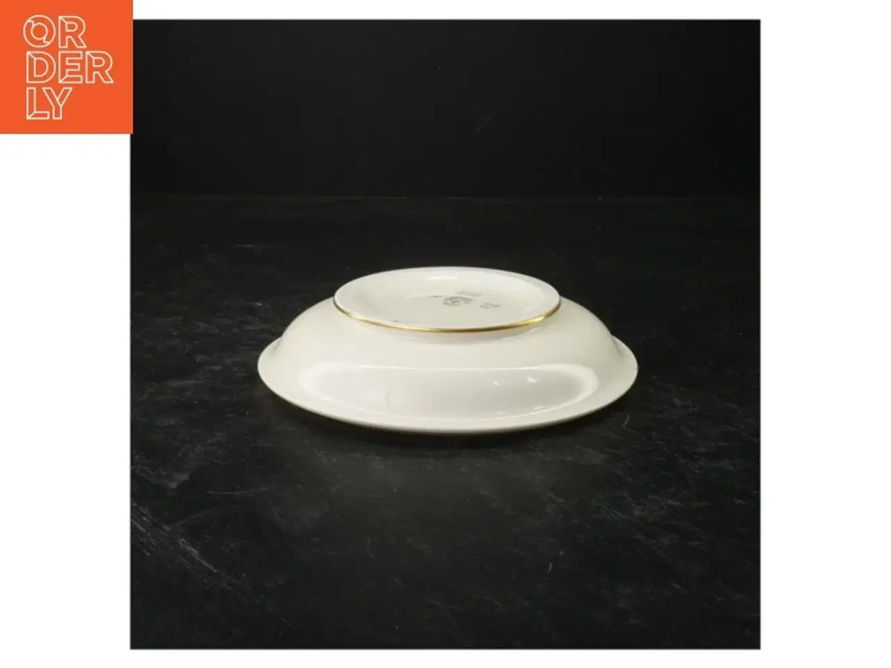 Billede 2 - Lille porcelænsfad med skibsmotiv fra Royal Copenhagen (str. Ø 17)