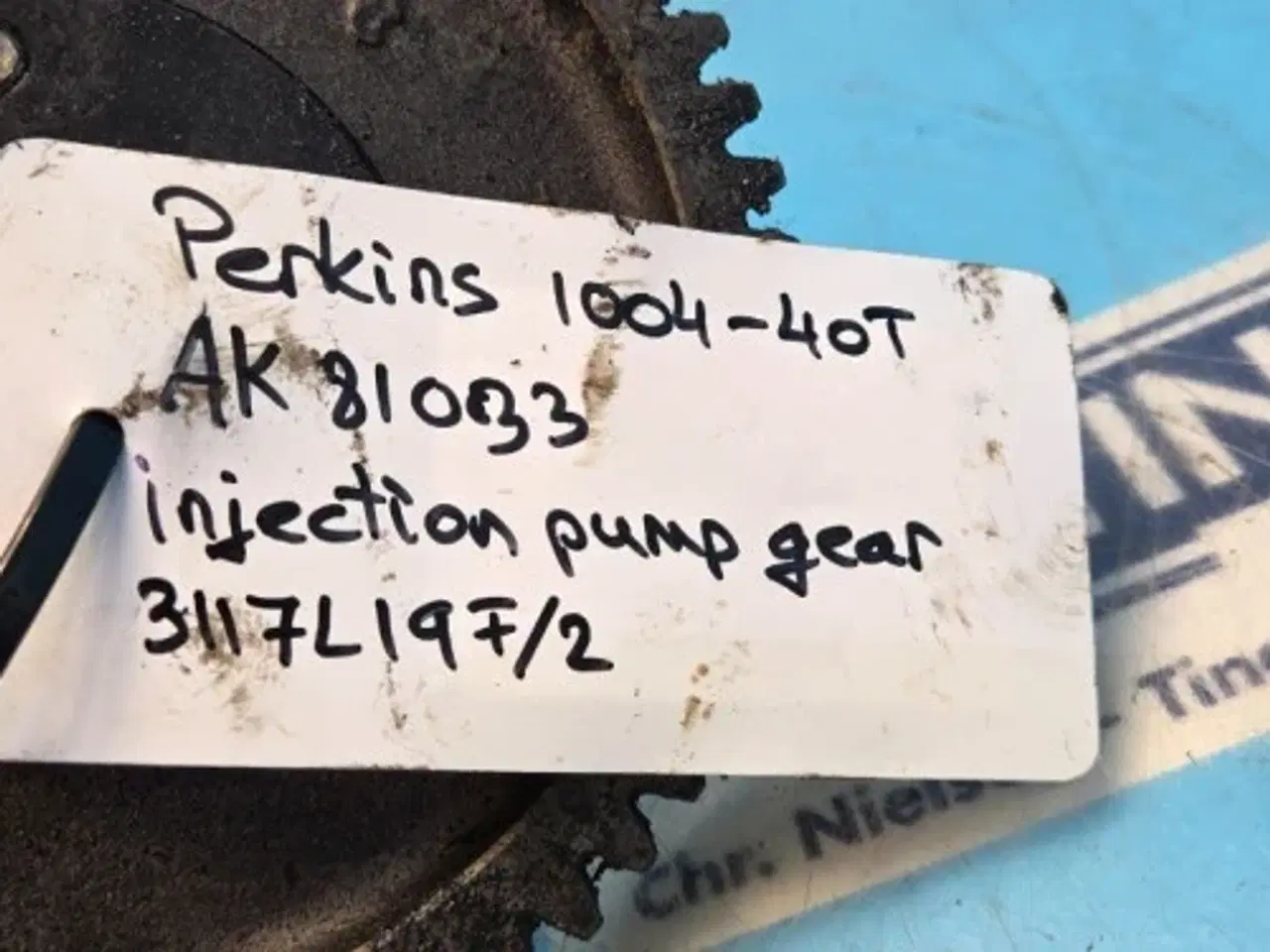 Billede 2 - Perkins 1004-40T Indsprøjtningspumpe Gearhjul 3117L19F/2
