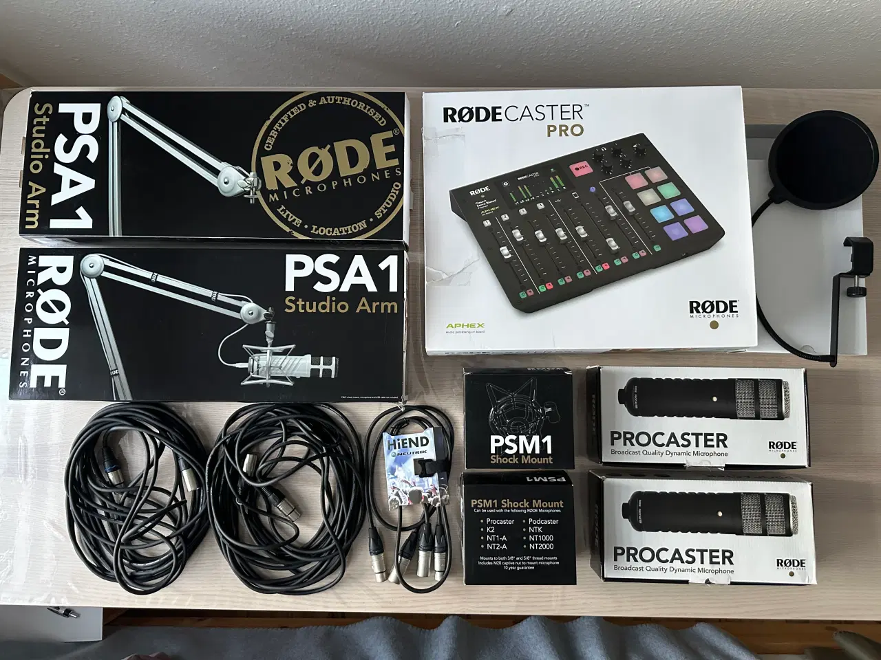 Billede 1 - Røde Procaster sæt