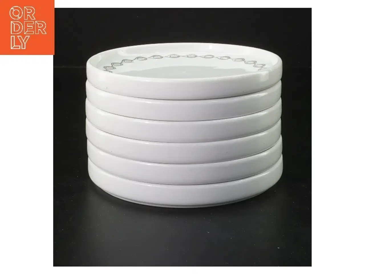 Billede 1 - Sæt af 6 dekorative tallerkener fra BC Door (str. 6 styk, ø 15 cm)