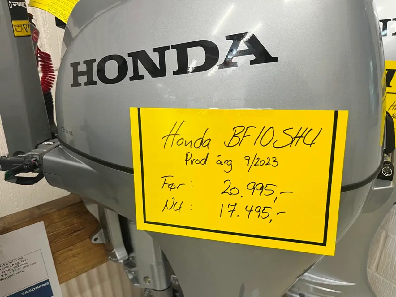 Billede 2 - Honda 10hk kortbenet - Udstillingsmodel