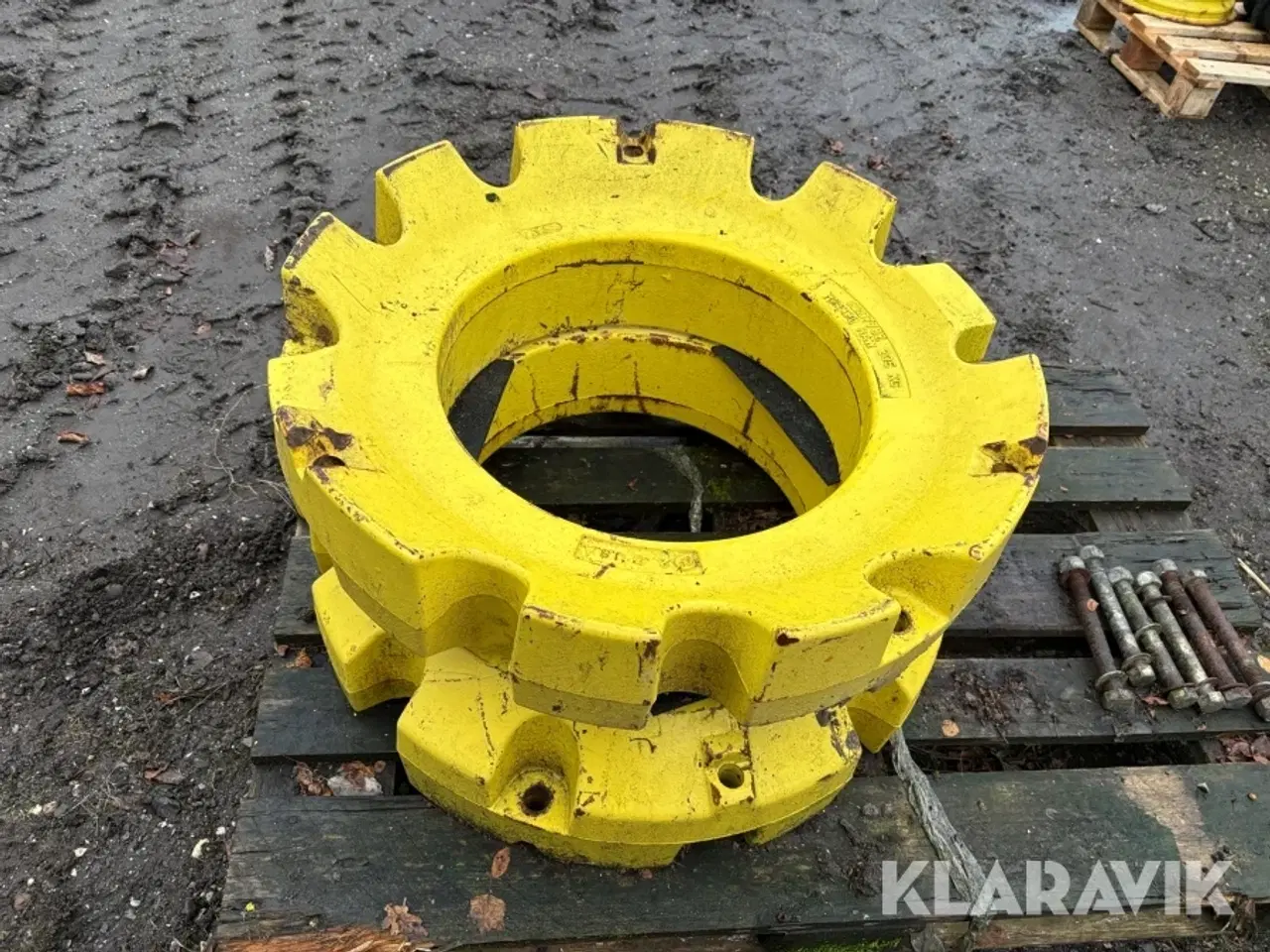 Billede 3 - Fælgvægte John Deere R26/311 - 205 kg 2 styk