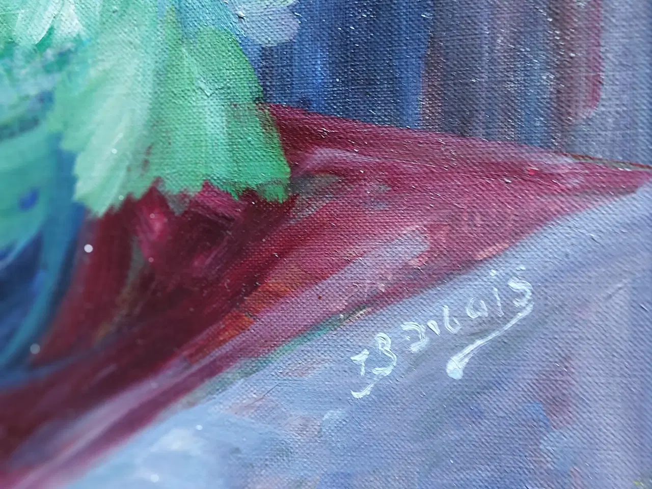 Billede 3 - I. B. DEBOIS . ( 1877 - 1970 )- oliemaleri