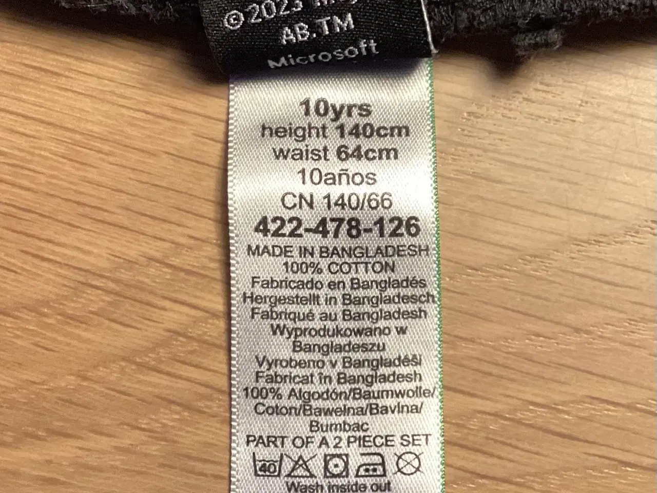 Billede 3 - Minecraft nattøj i bomuld, størrelse 10 år.