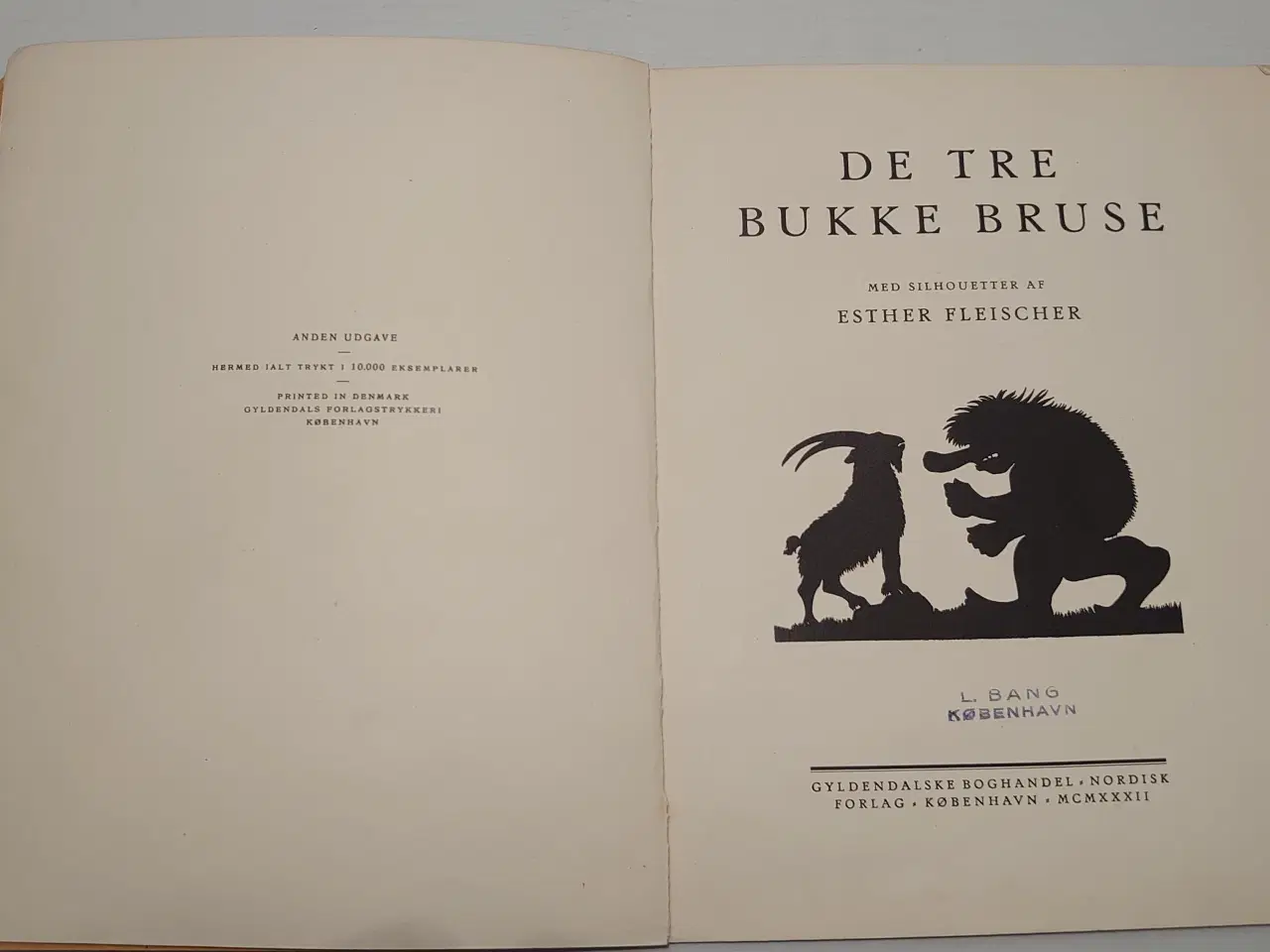 Billede 4 - Esther Fleischer:De tre Bukke Bruse.Gyldendal 1932