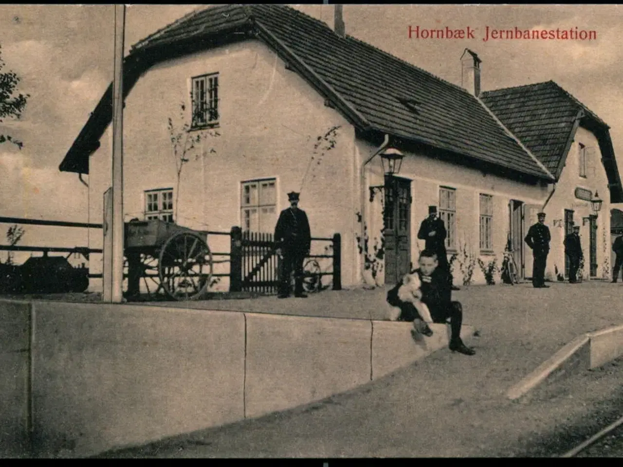 Billede 1 - Hornbæk Jernbanestation - L. Christensen 898