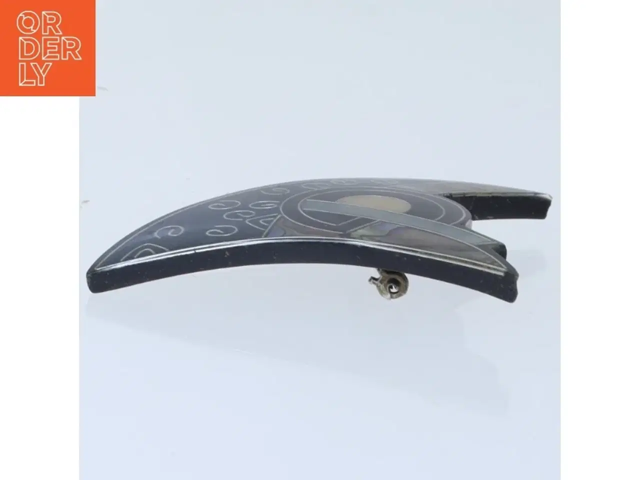 Billede 2 - Dekorativ broche (str. 8x5,5 cm)