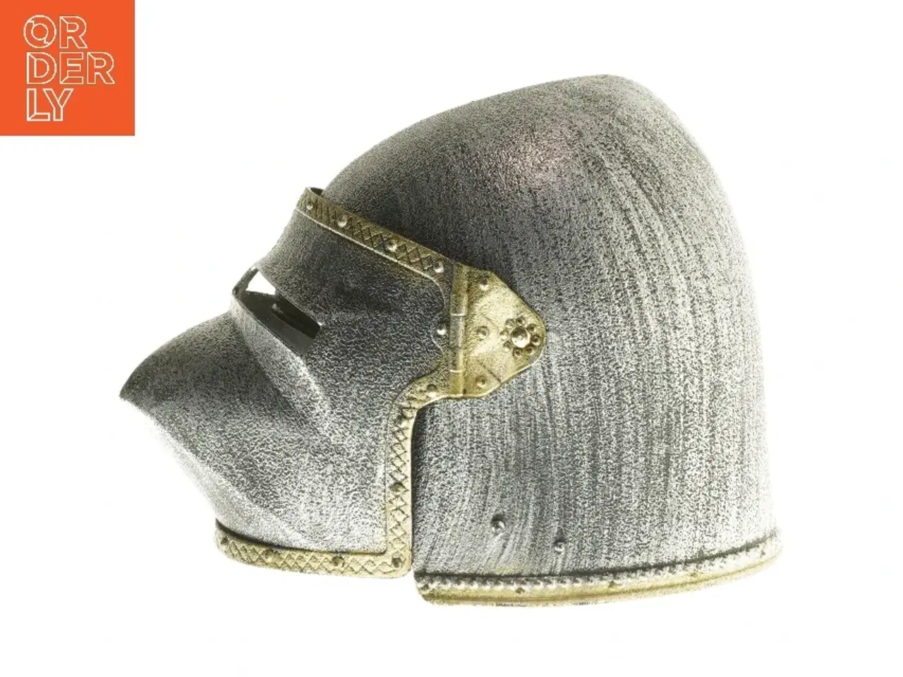 Billede 2 - Gammel ridderhjelm i plast (str. 25,5 cm)