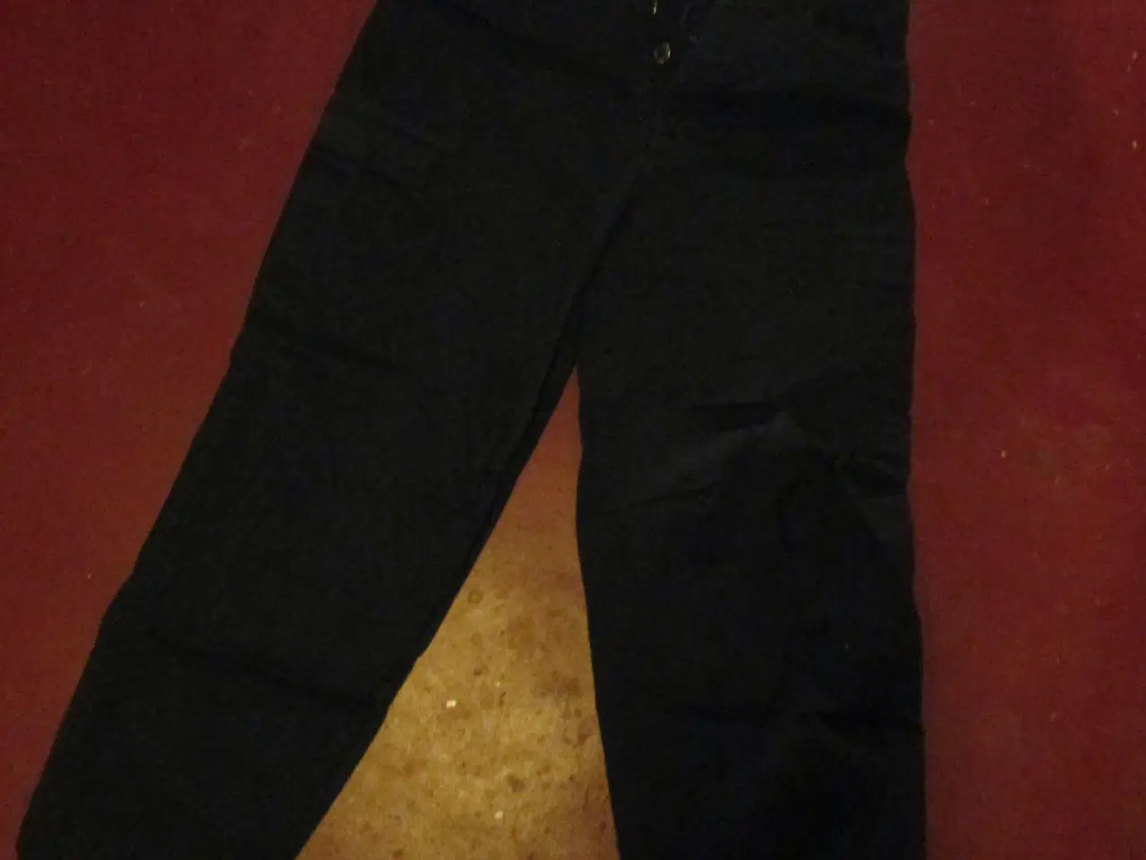 Billede 3 - sort Jakke med sort læder finish, jakke, bukser