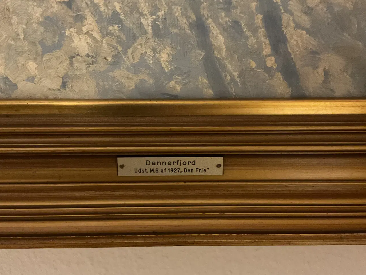 Billede 2 - W. Dannerfjord vinter landskab