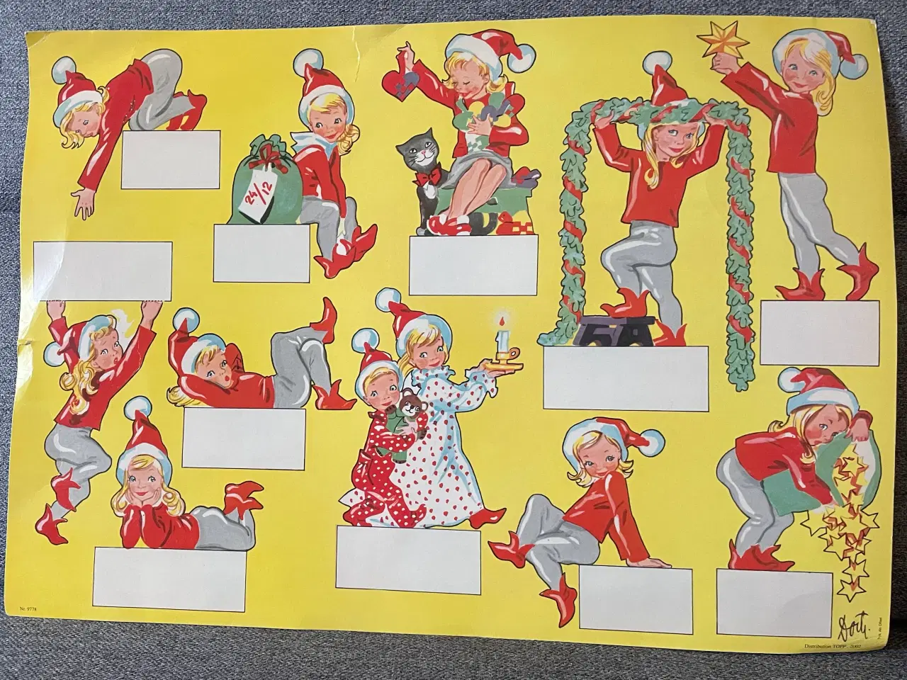 Billede 1 - Ark med Dorte Kortzau kravlenisser