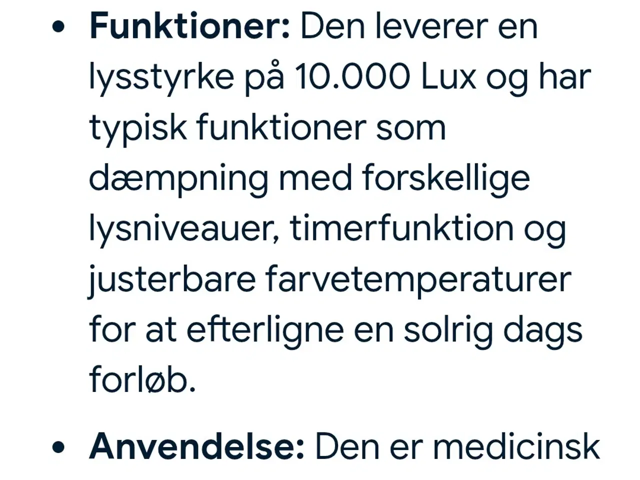 Billede 3 - Lysterapilampe. Står som ny. Brugt 2 gange