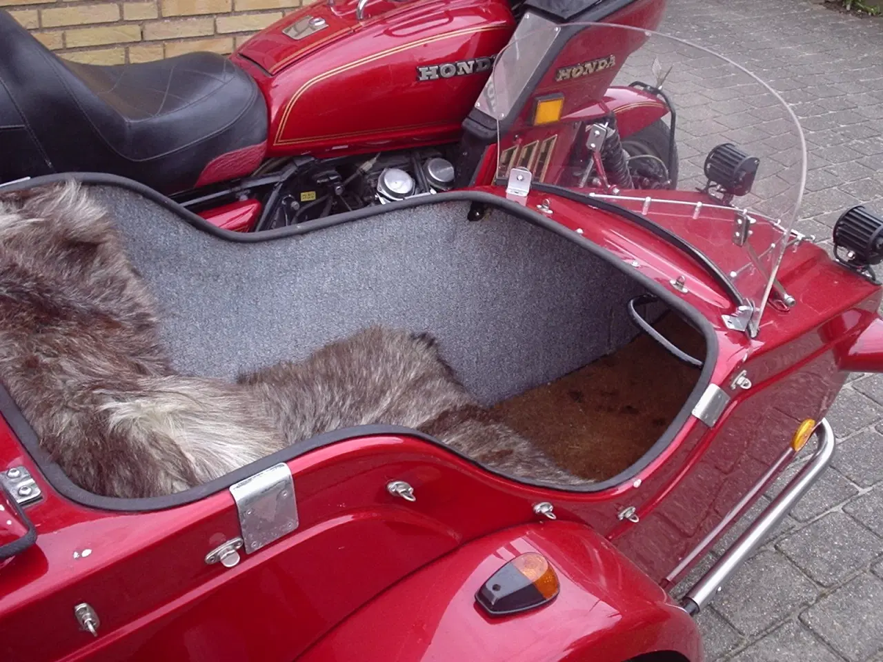 Billede 3 - Honda Goldwing med sidevogn.