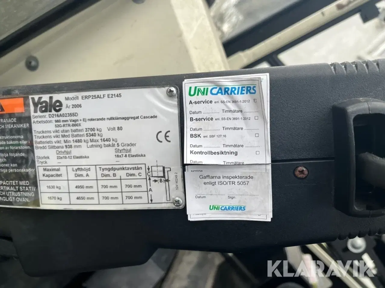 Billede 7 - Truck Yale ERP25ALF E2145