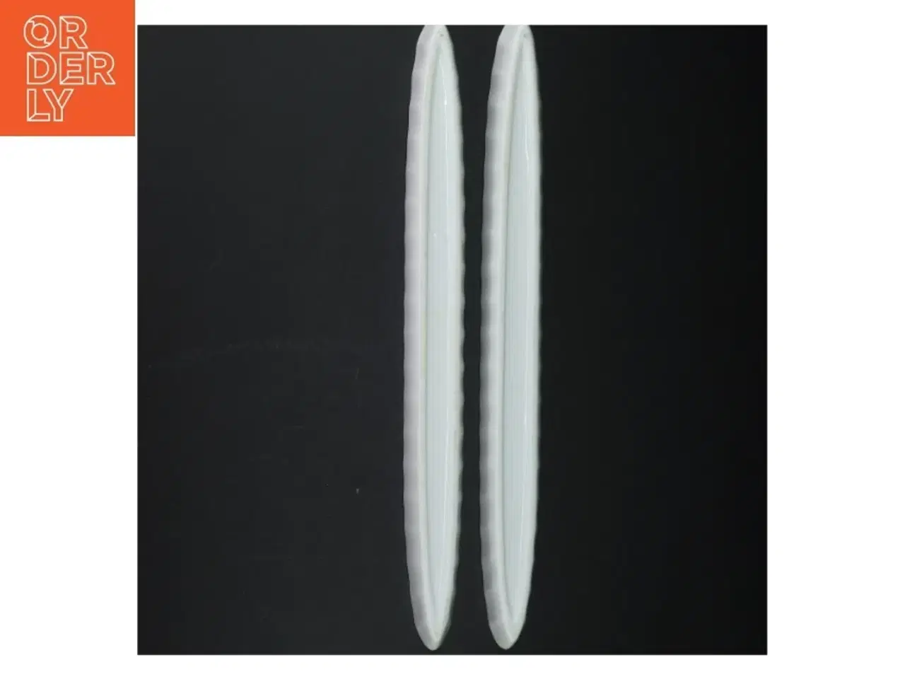 Billede 3 - Lange porcelænsfade (str. 40 x 4 cm)