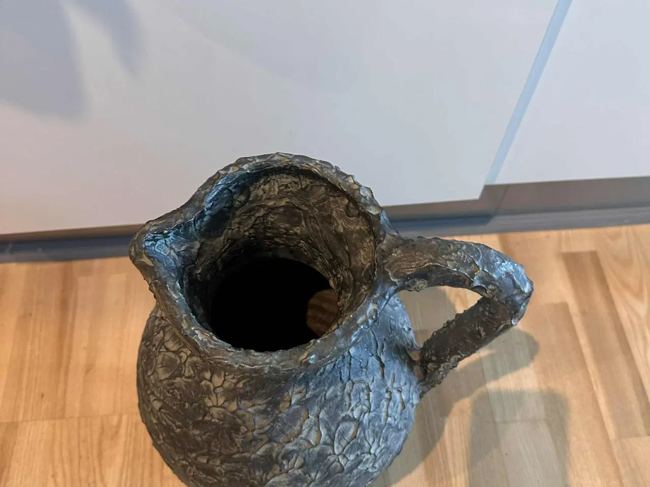 Billede 4 - Stor vintage vase / kande i brutalistisk stil – 43