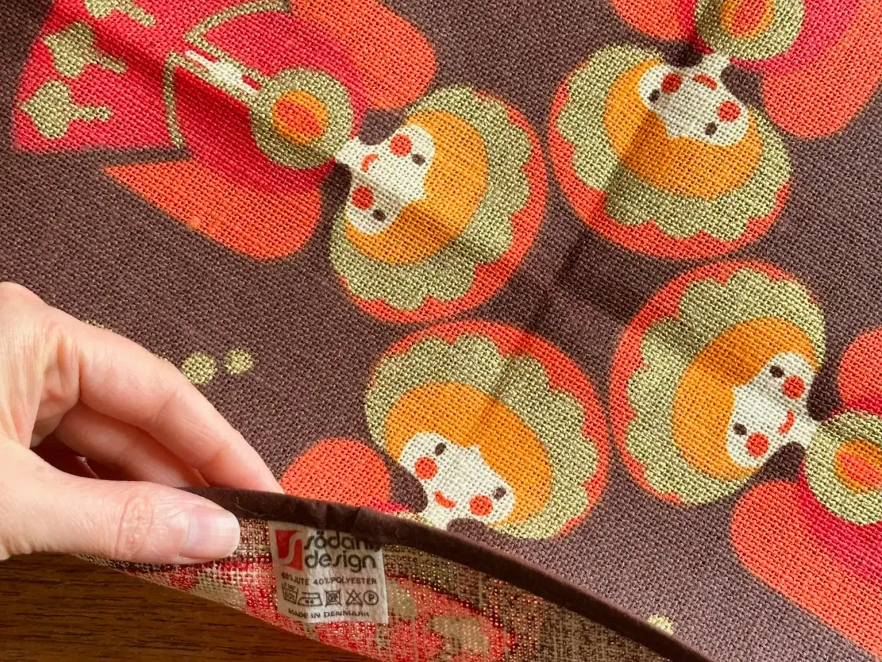 Billede 3 - Sødahl, hessian m engle, Ø41,5 cm