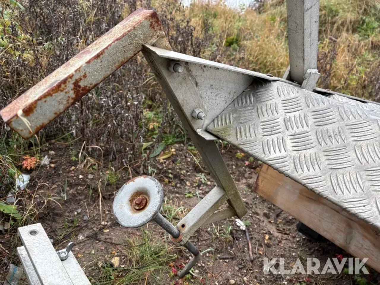 Billede 11 - Stillads trappe Special Fabrikken Vinderup Rustfri med gelænder