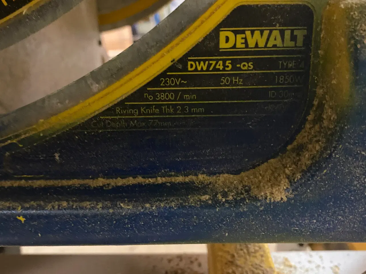 Billede 2 - Bord rundsav m. Understel - Dewalt DW745 + DE7400