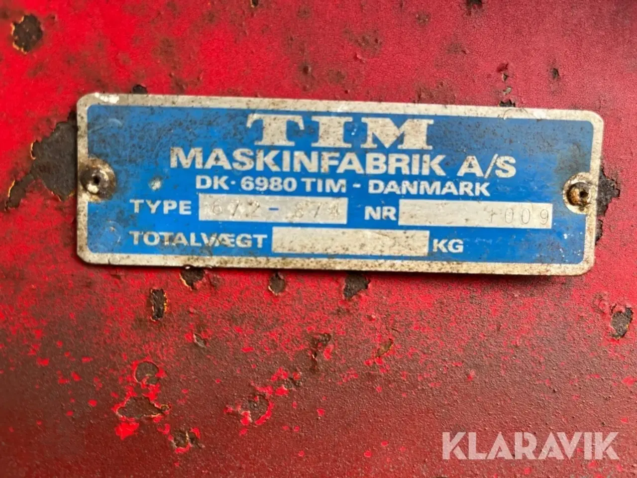 Billede 8 - Vogn med tip TIM 10T-BT 672-874