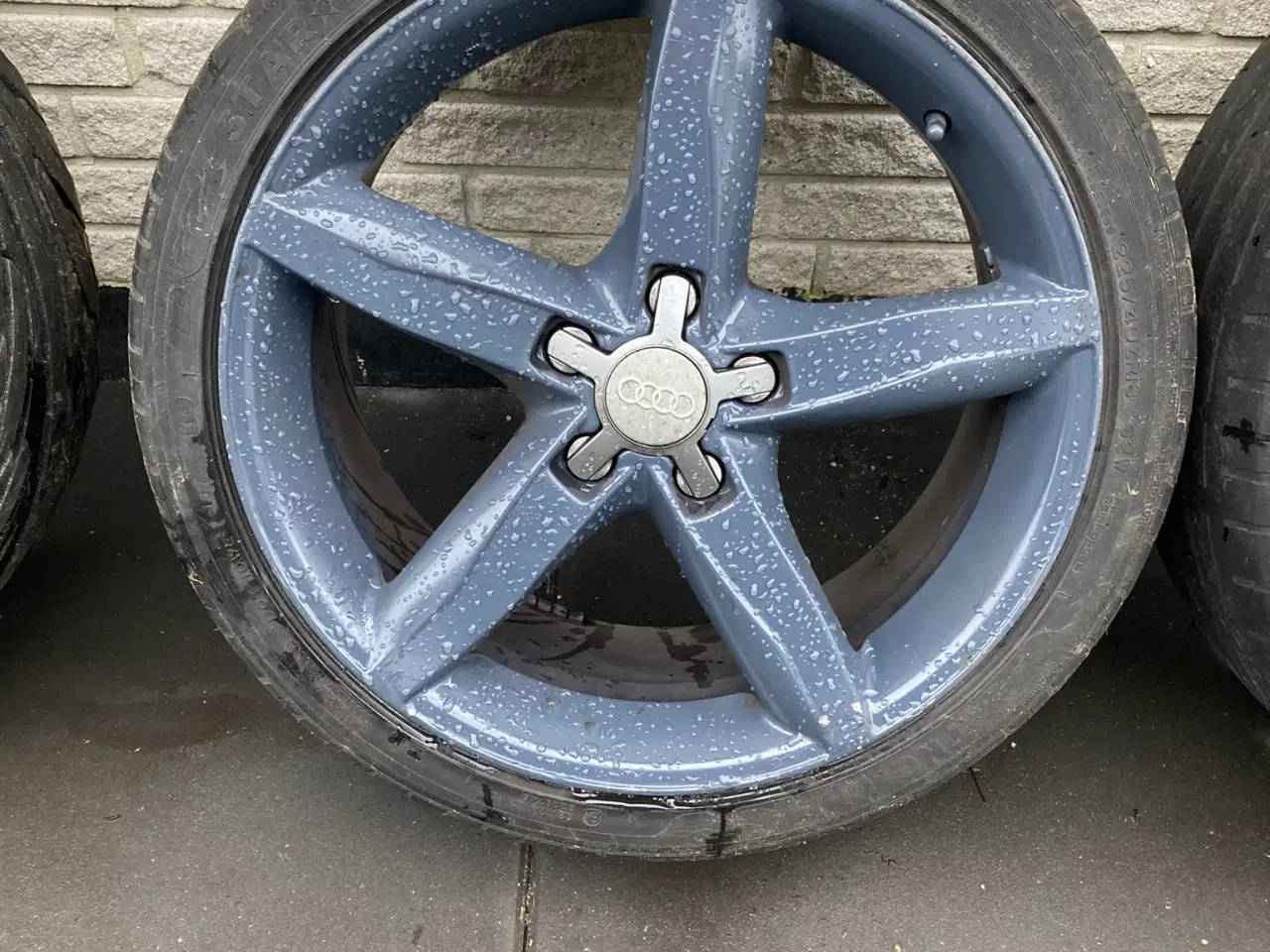 Billede 4 - Alufælge med dæk