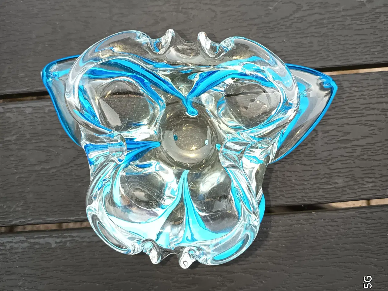 Billede 4 - Vintage sommerfugle skål i Murano Glas