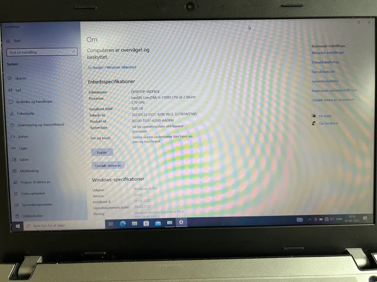 Billede 2 - Lenovo ThinkPad bærebar PC