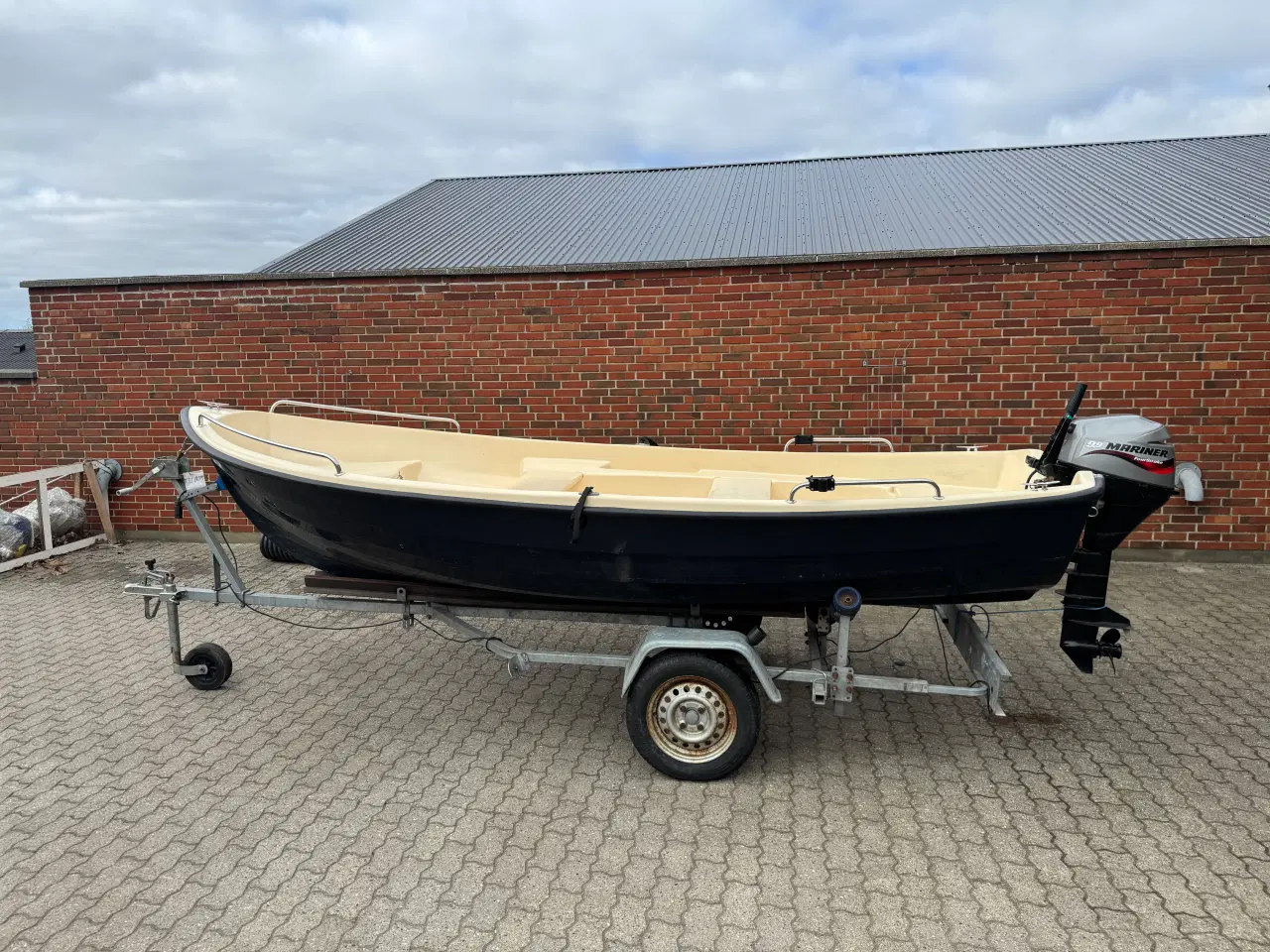 Billede 4 - Jolle med motor og bådtrailer