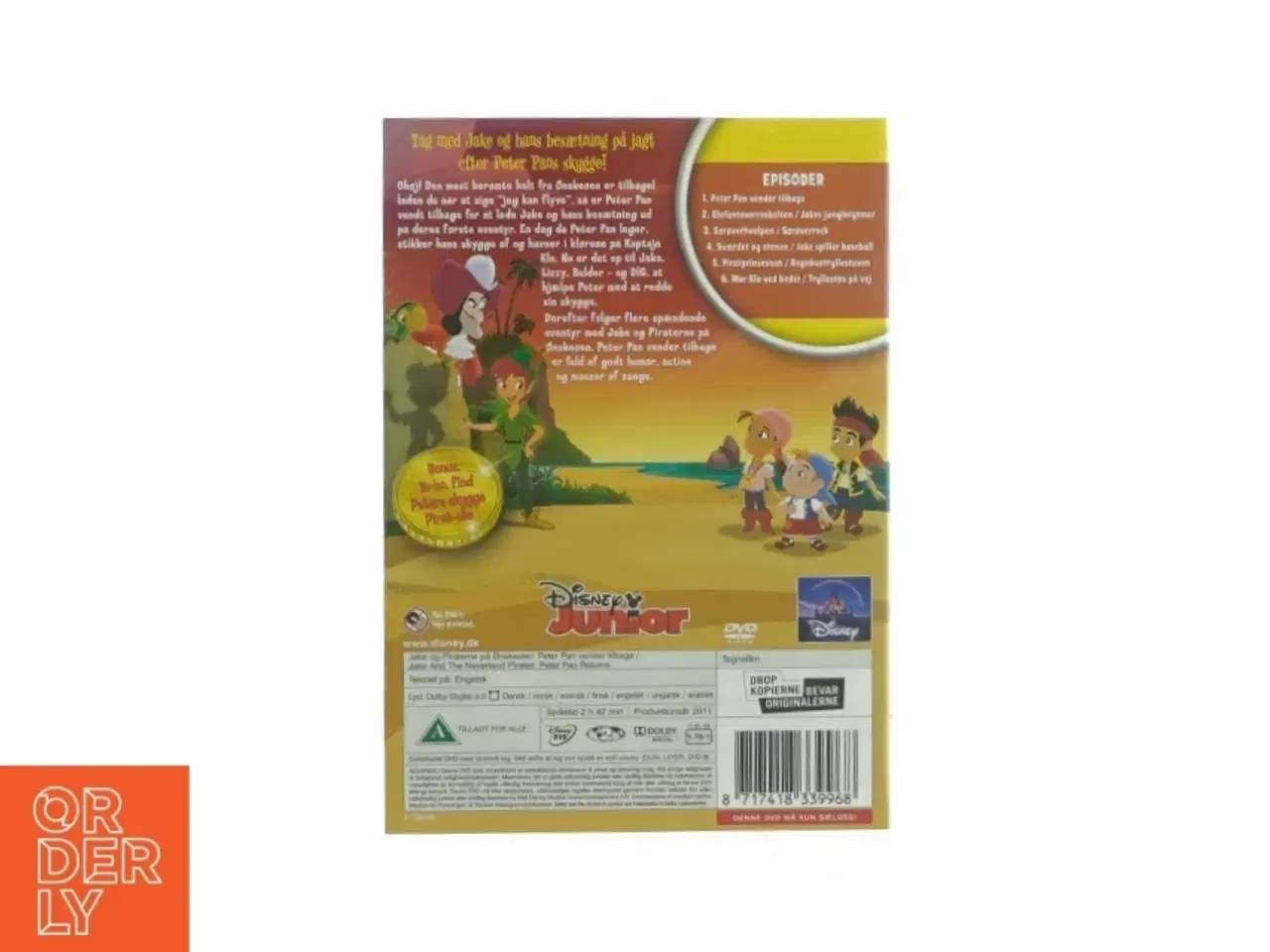 Billede 2 - Peter Pan vender tilbage fra Disney Junior (DVD)