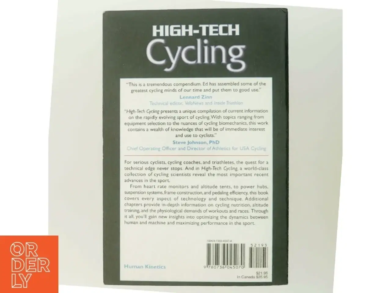 Billede 3 - High-tech cycling. 2. ed. af Edmund R. Burke (Bog)